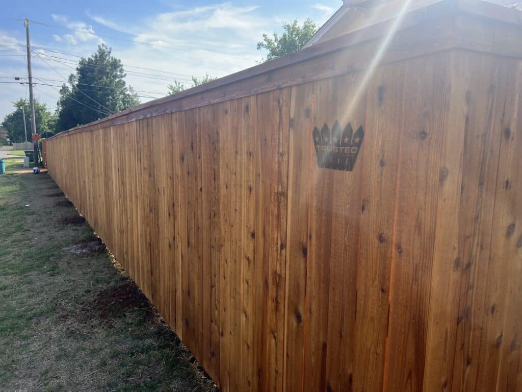 Wood Stain Service Central Oklahoma | Trusted Fence Company
